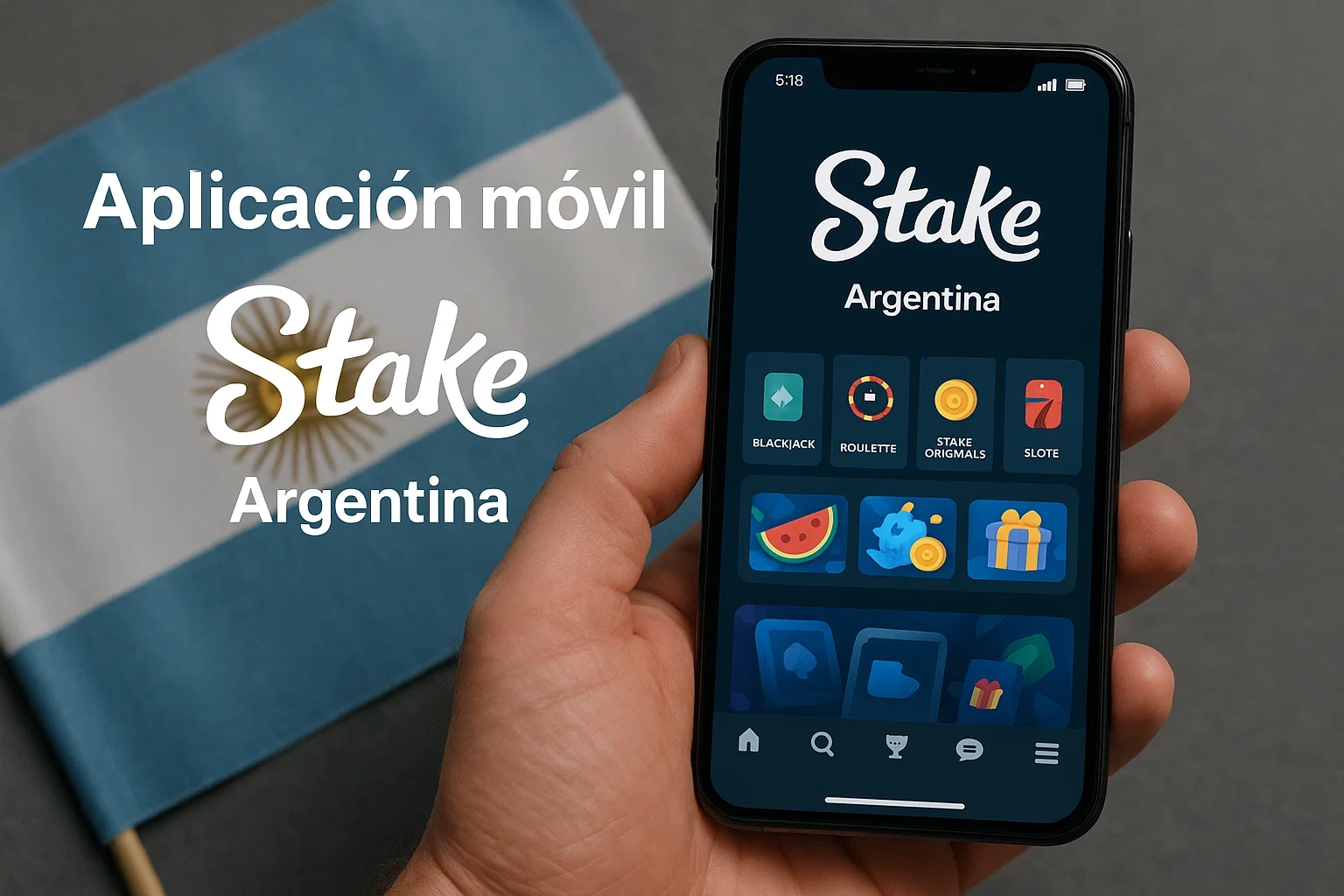 Stake Argentina experiencia móvil completa para jugadores argentinos